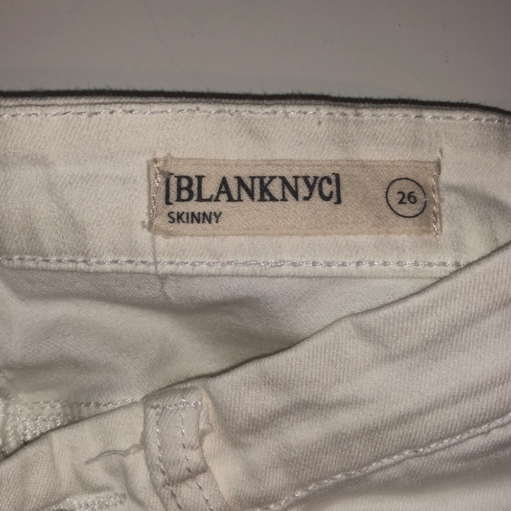 Blank 26 White Skinny Jeans